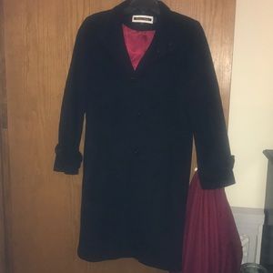 Fancy never worn black coat Perfect condition